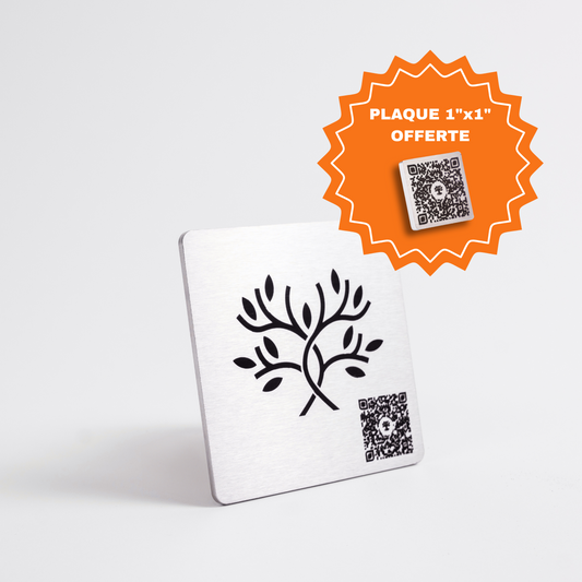 Photo produit d'une plaque gratuite