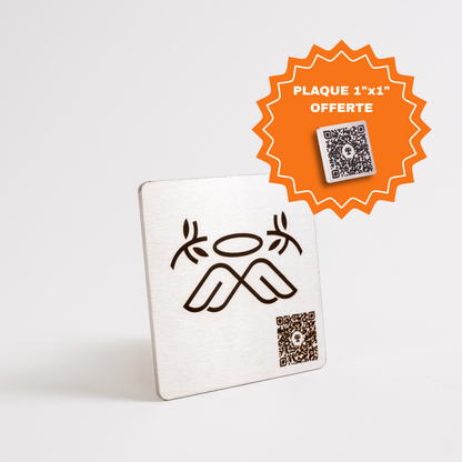 Photo produit d'une plaque gratuite