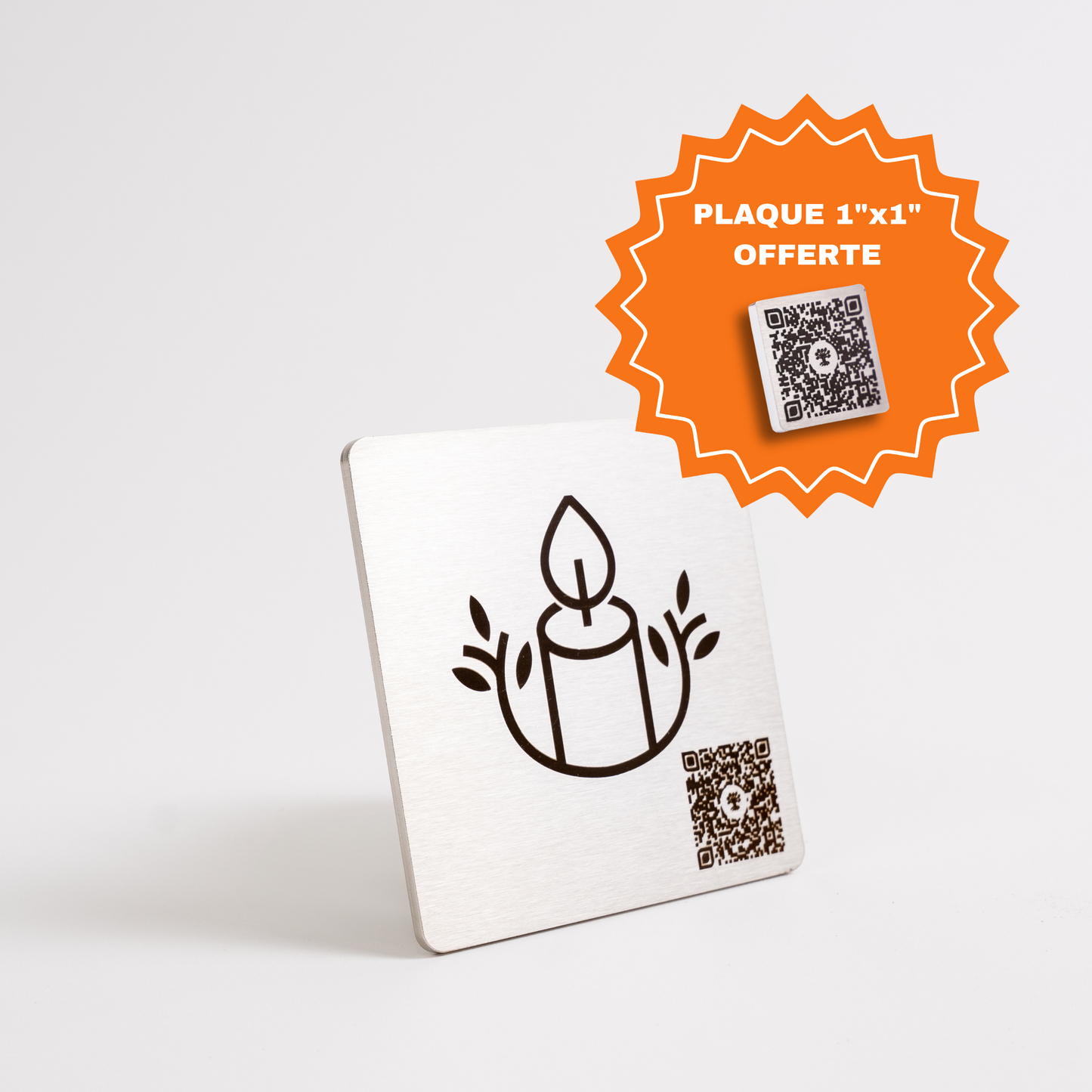 Photo produit d'une plaque gratuite
