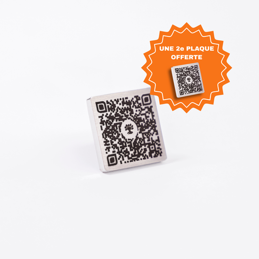 Photo produit d'une plaque gratuite