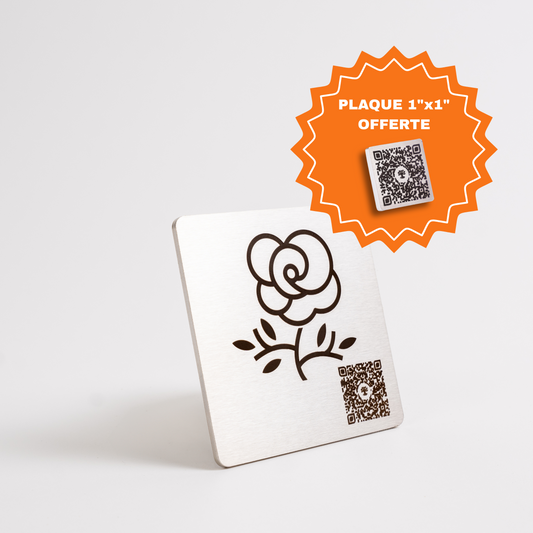 Photo produit d'une plaque gratuite
