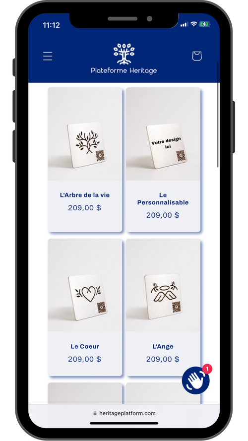 Recevez votre plaque